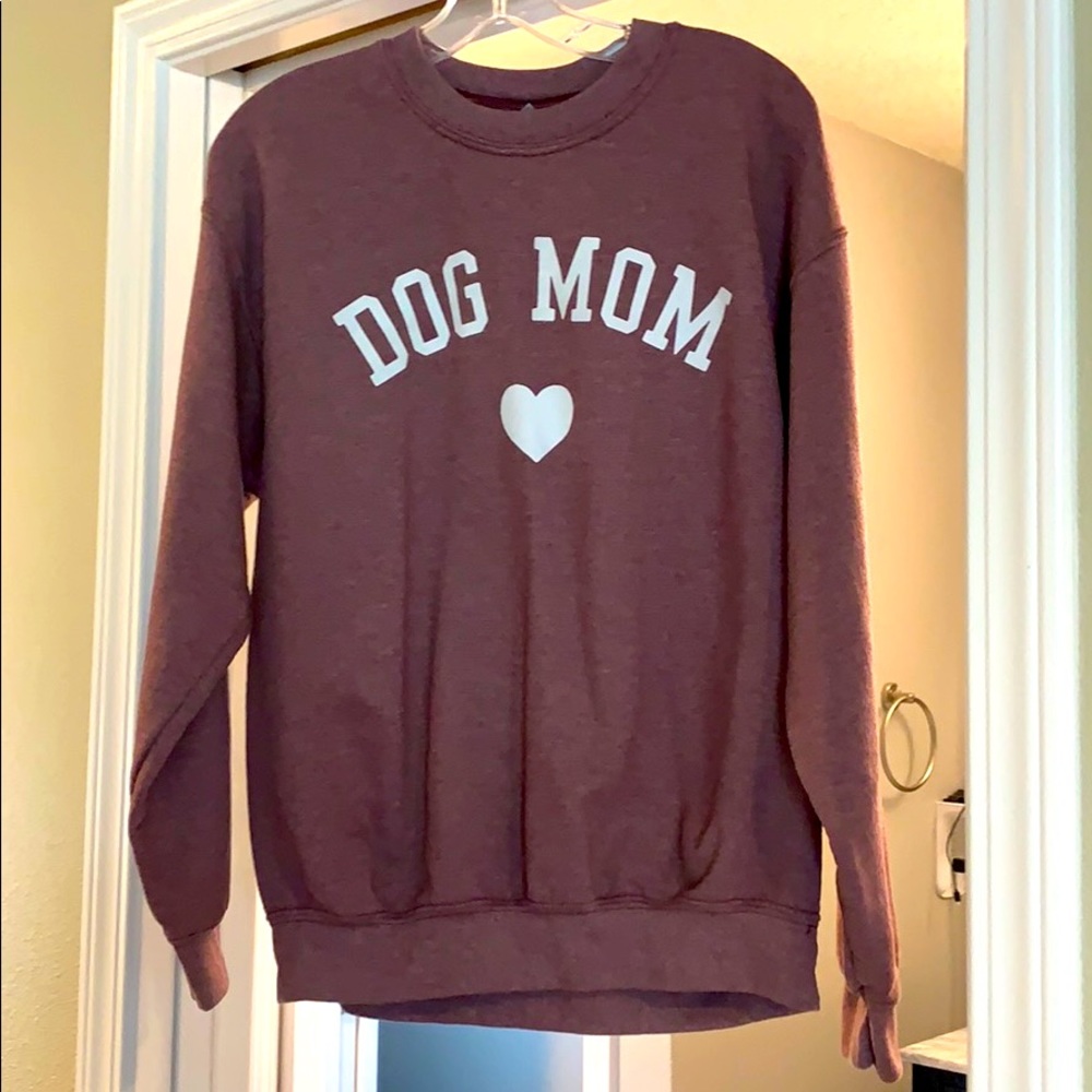 Burgundy sweatshirt